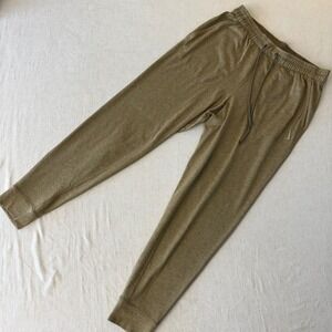 Nike Yoga Dri-FIT Mens Joggers Medium Tan Tapered Pant